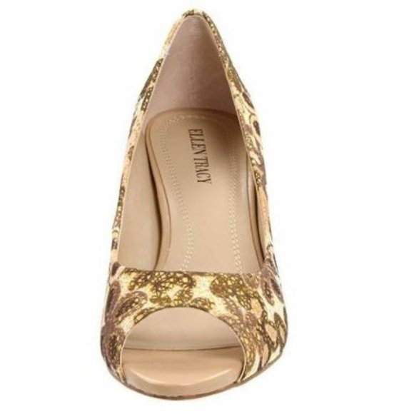 Ellen Tracy Women's Vanna Open-Toe Pump - Picture 2 of 7